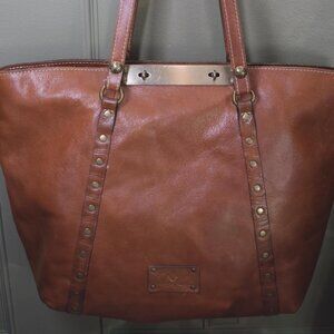 Patricia Nash Benvenuto Tote – Heritage Leather (Brown)